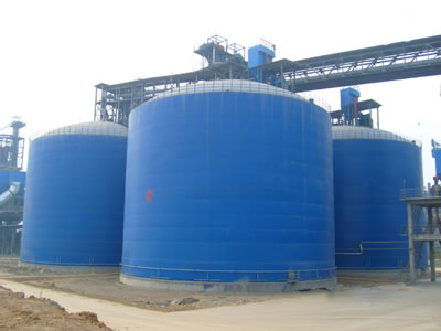 东河镇水泥钢板库改造